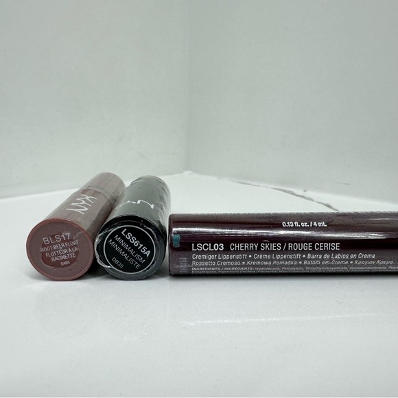 NYX Professional Makeup Creamy Nude Red Classic Trio Lipstick Set - Picture 5 of 5